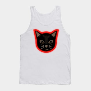 neon cat Tank Top